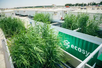 Our patented Reedbox® is the small and compact solution for slurry or wastewater.